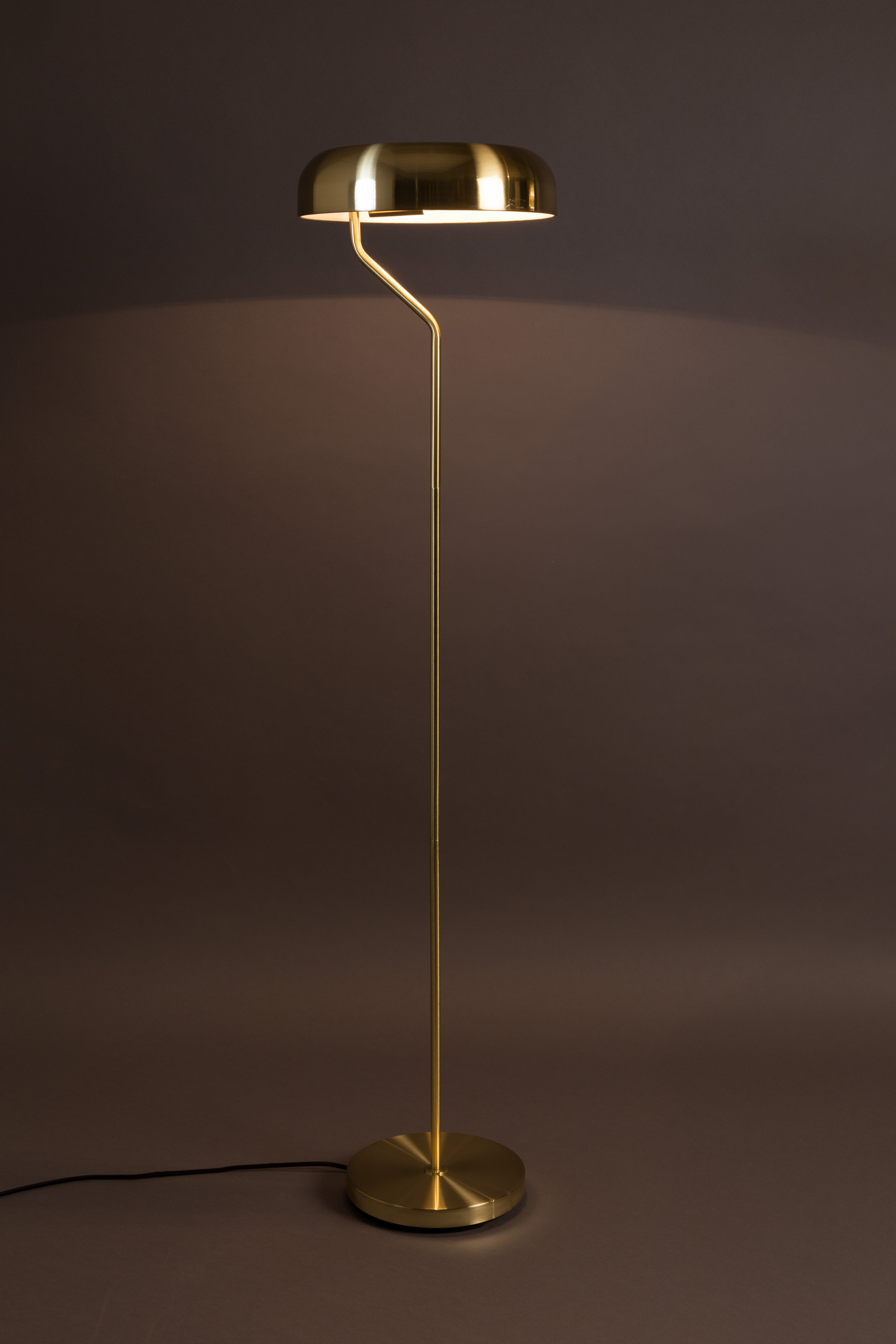 Dutchbone Eclipse Brass Open Top Floor Lamp